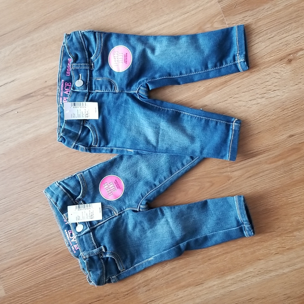 Set of 2 super soft leggings jeans